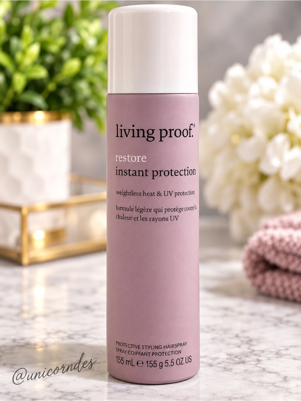 Living Proof Restore Instant Protection Heat & UV Protectant Spray 5.5 oz